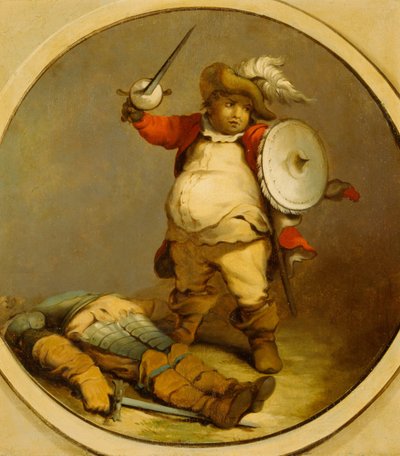 Falstaff with the Body of Hotspur by Philippe Jacques de Loutherbourg
